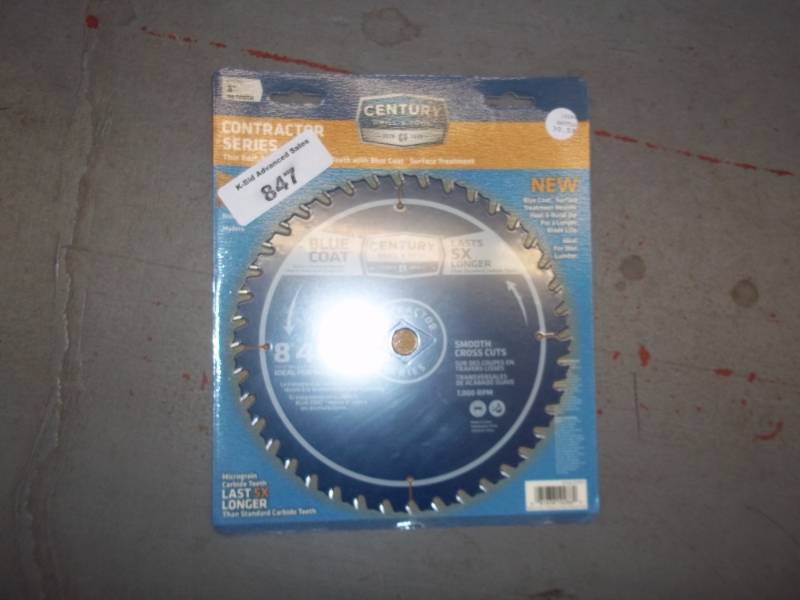 lot 847 image: Saw Blade 8 in