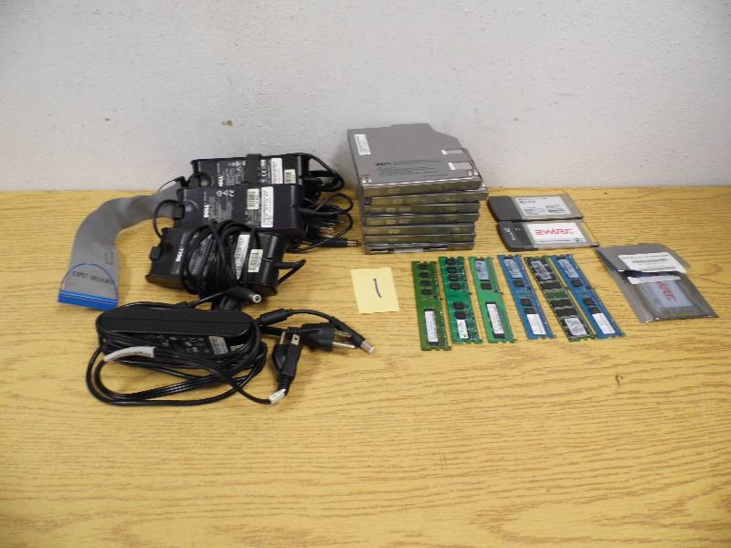 DVD Drives, Electronics, Power Adapters, RAM