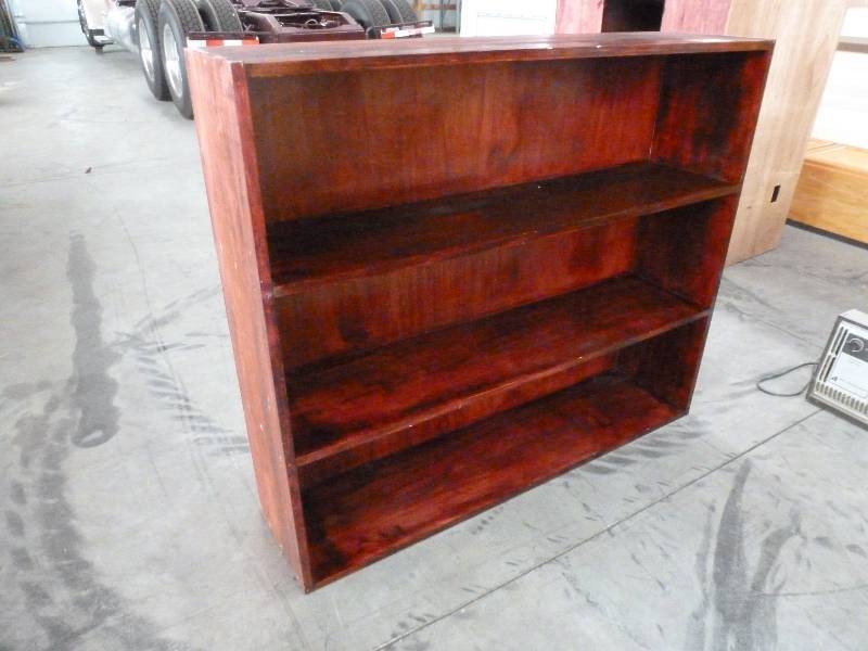 Solid Wood Upright Cabinet wCherry Finish
