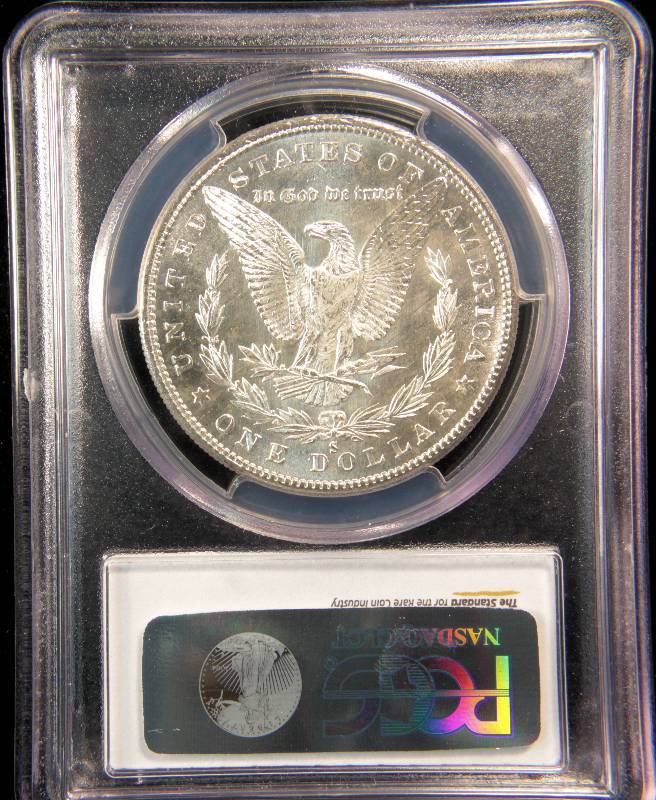 1880 S MORGAN SILVER DOLLAR MS62 PCGS