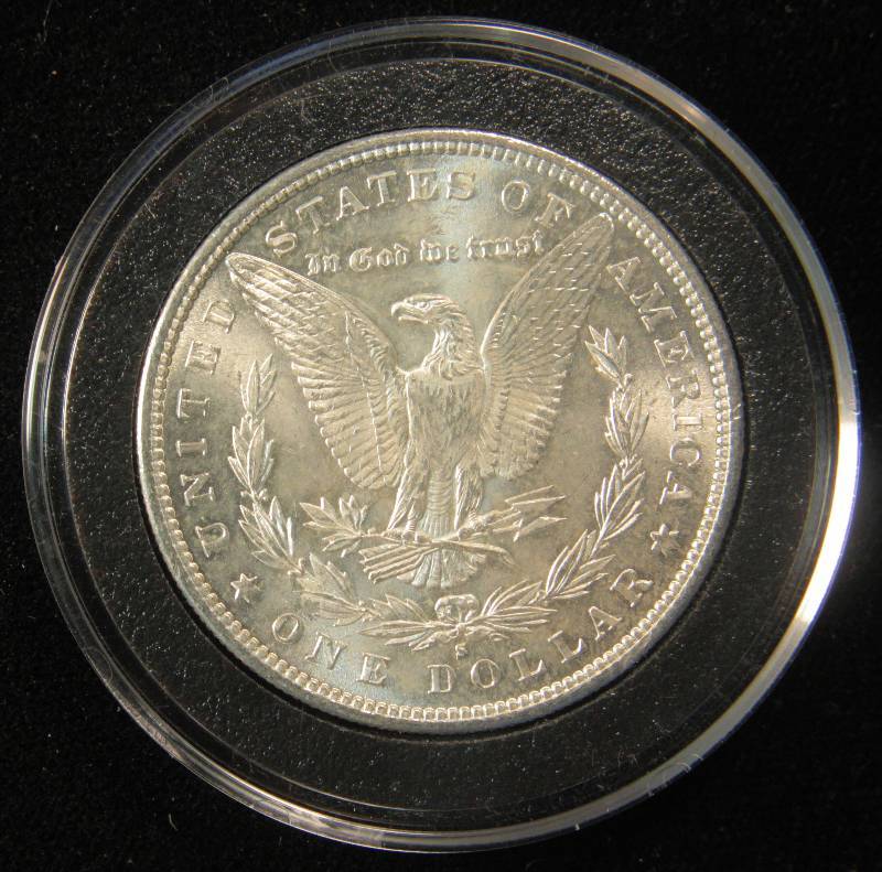 1882 S MORGAN SILVER DOLLAR UNC IN AIRTITE CASE