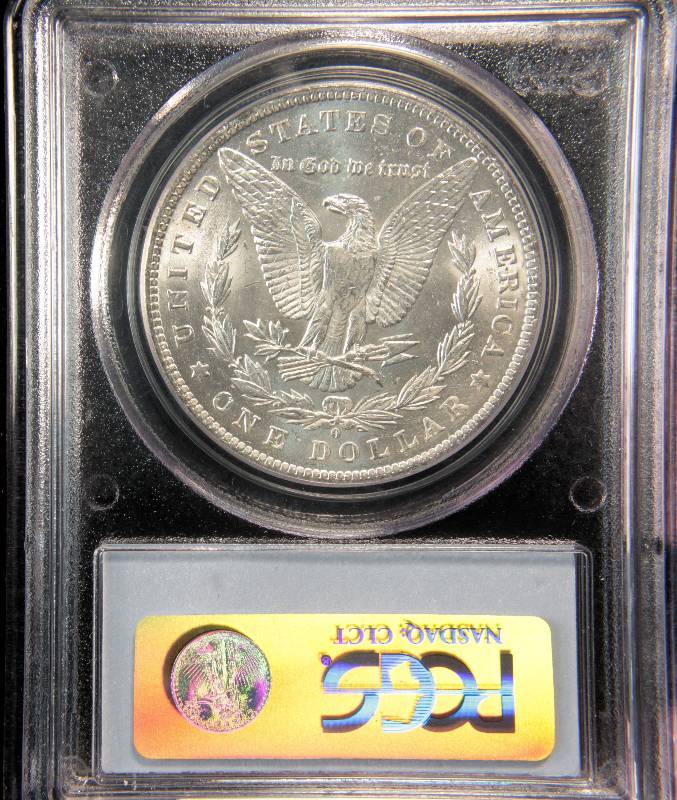 1884 O MORGAN SILVER DOLLAR MS62 PCGS