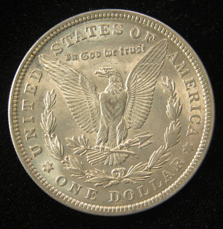 1921 MORGAN SILVER DOLLAR AU