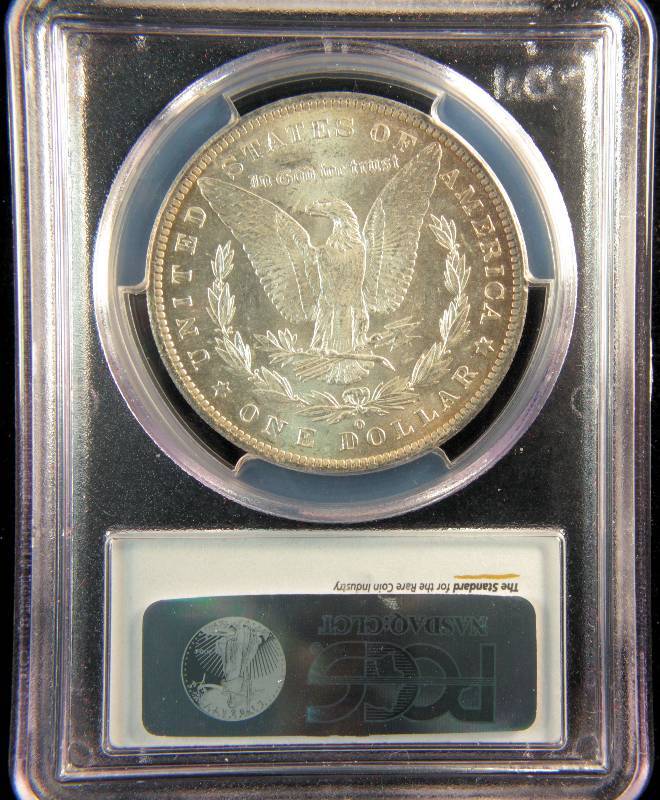 1885 O MORGAN SILVER DOLLAR MS62 PCGS