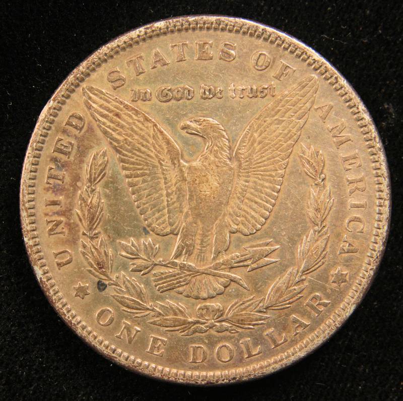 1891 MORGAN SILVER DOLLAR VF