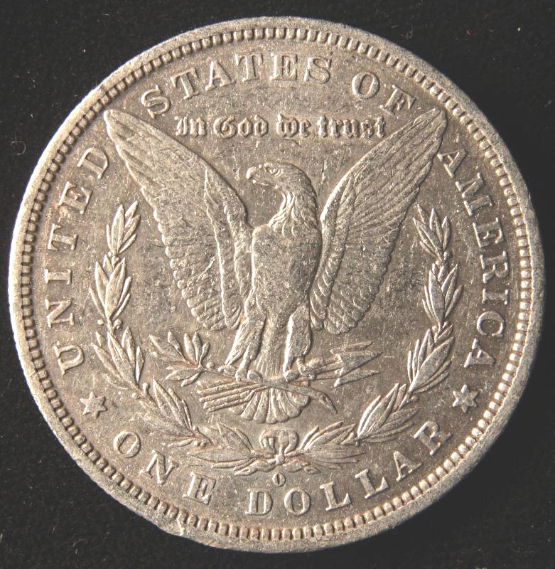 1881 O MORGAN SILVER DOLLAR VF