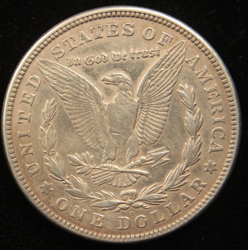 1921 S MORGAN SILVER DOLLAR VF DETAILS CLEANED
