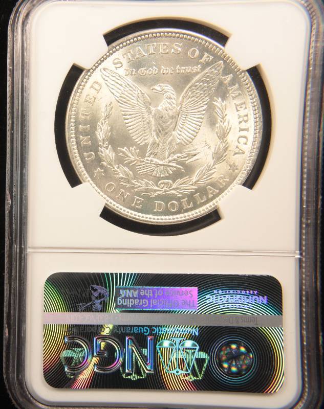 1921 MORGAN SILVER DOLLAR MS63 NGC
