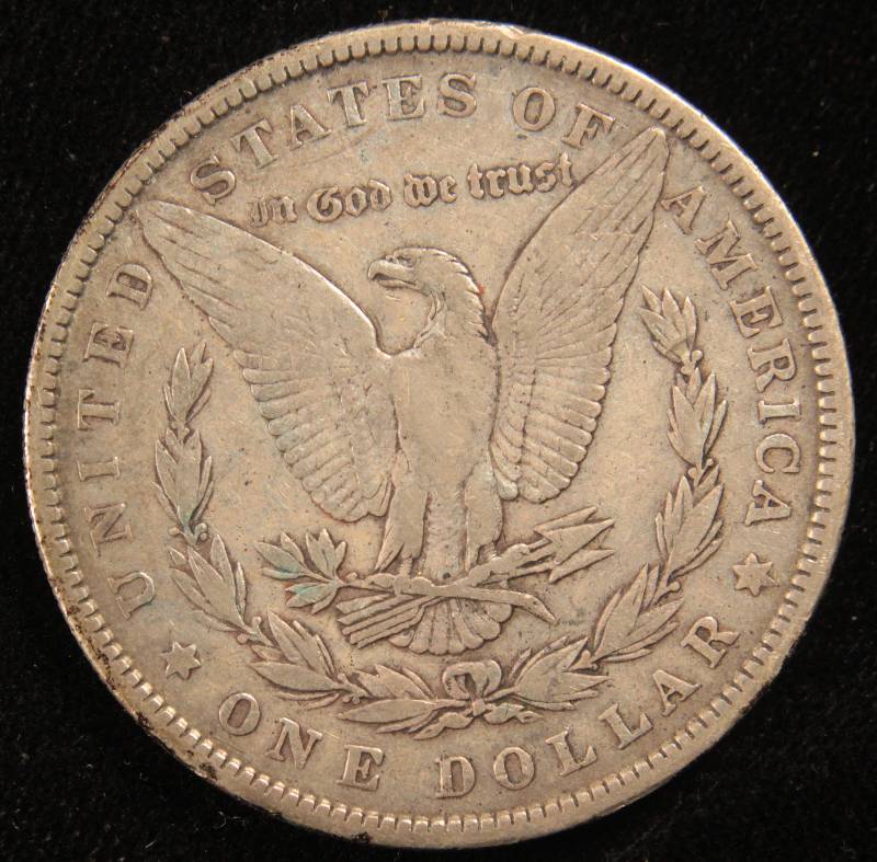 1885 MORGAN SILVER DOLLAR FINE