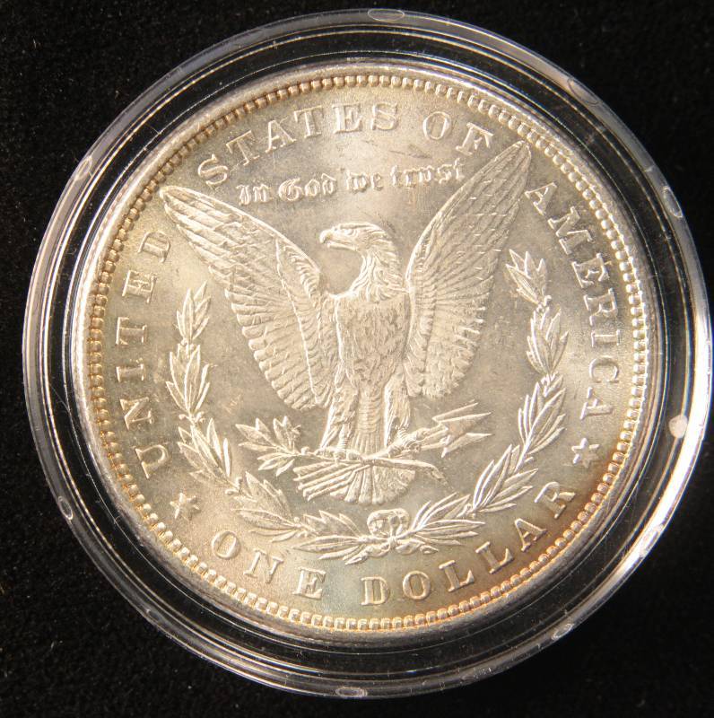 1885 MORGAN SILVER DOLLAR BU IN AIRTITE CASE