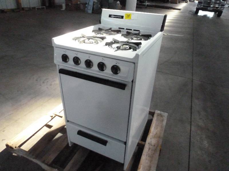 lot 21 image: Brown Gas White Mini Range New