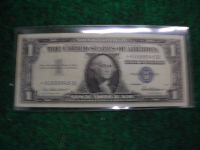 US $1 silver Certificate Series 1957