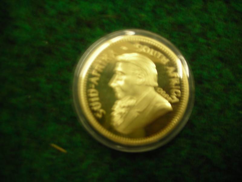 1976 South African Kruggerand Copy Layer 24K Gold No Guarranty Of Quality Or Quantity
