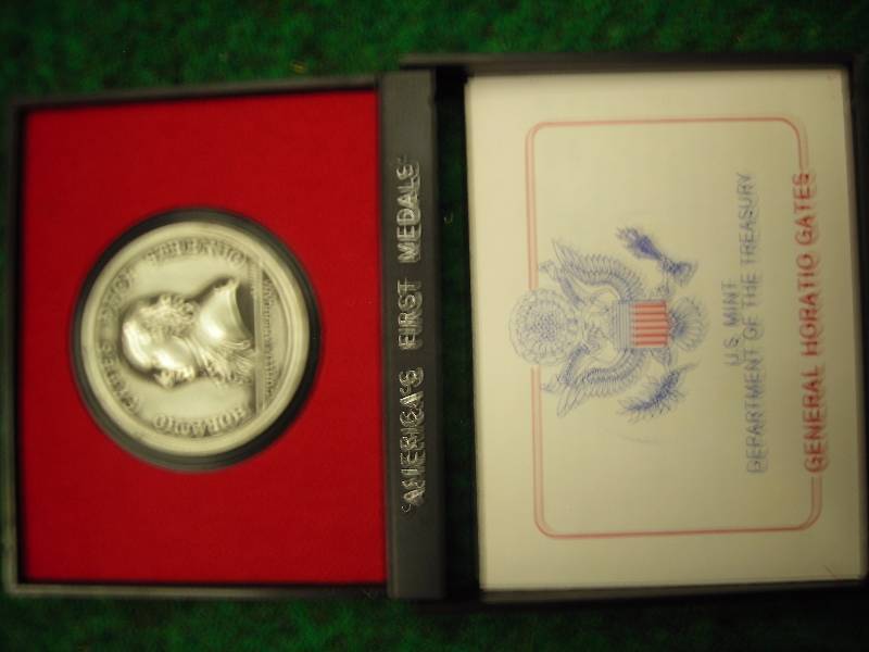 Americas First Pewter Commemorative General Horastio Gate