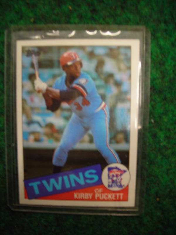 Kirby Puckett 1985 Topps Rookie Card #536