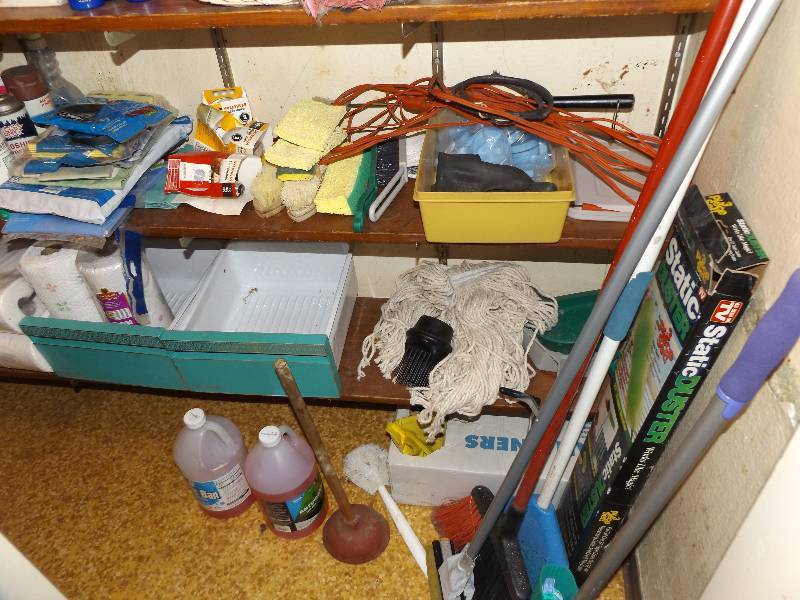 Mop, Broom, Chemicals