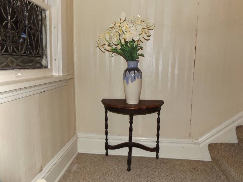 Moon Table and Vase