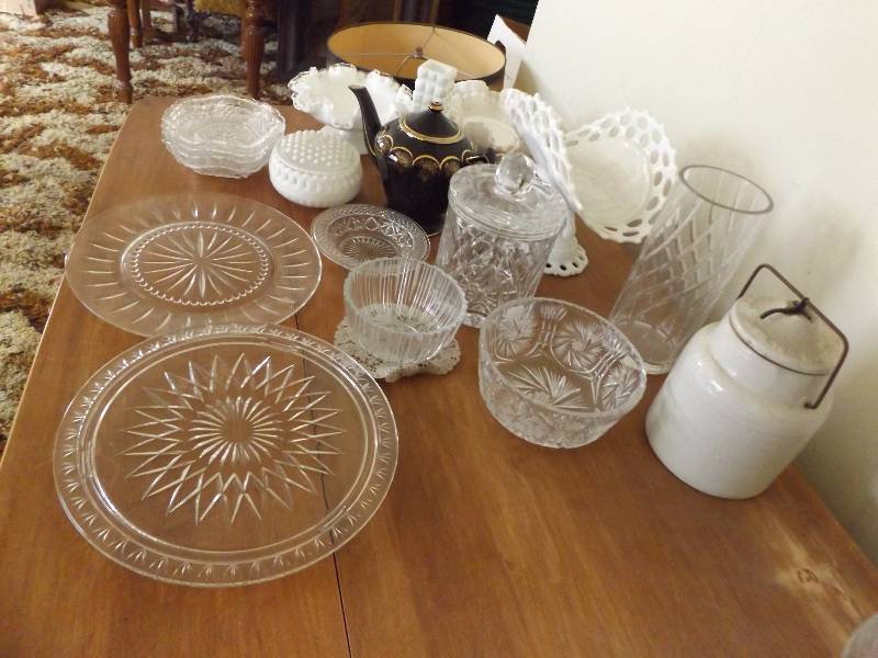 Milk Glass and Beautiful Dishes