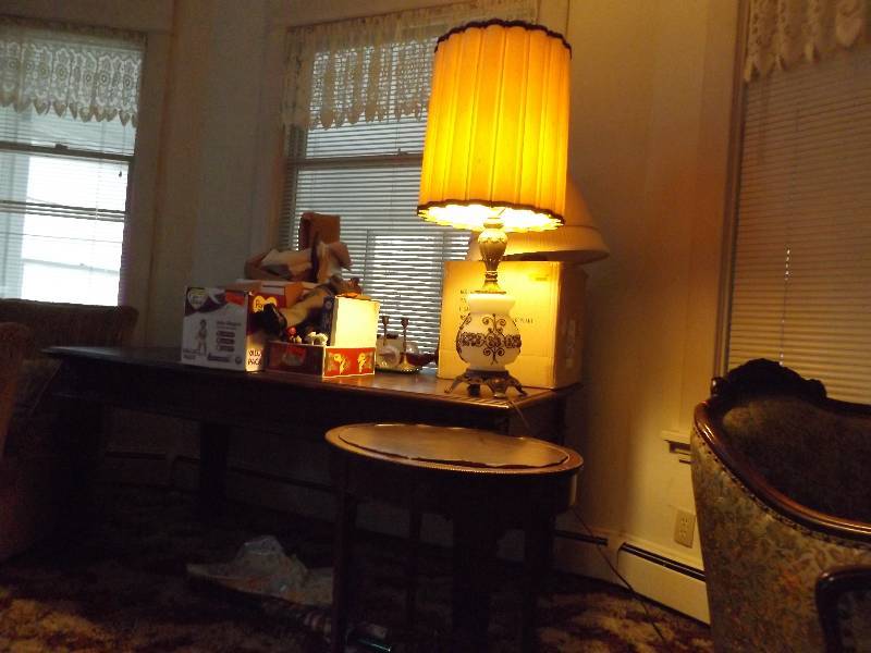 Table and Lamps