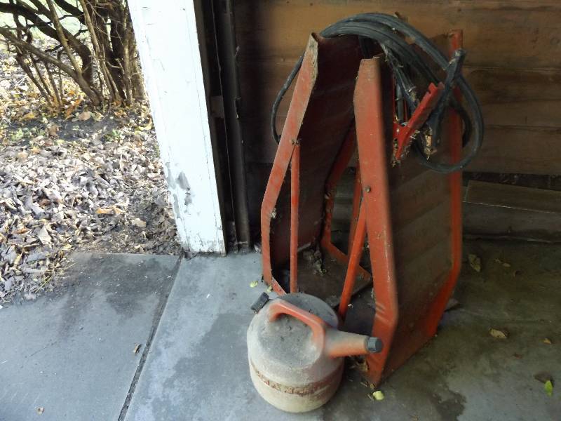 Car Ramps, Jumper Cables, Gas Can