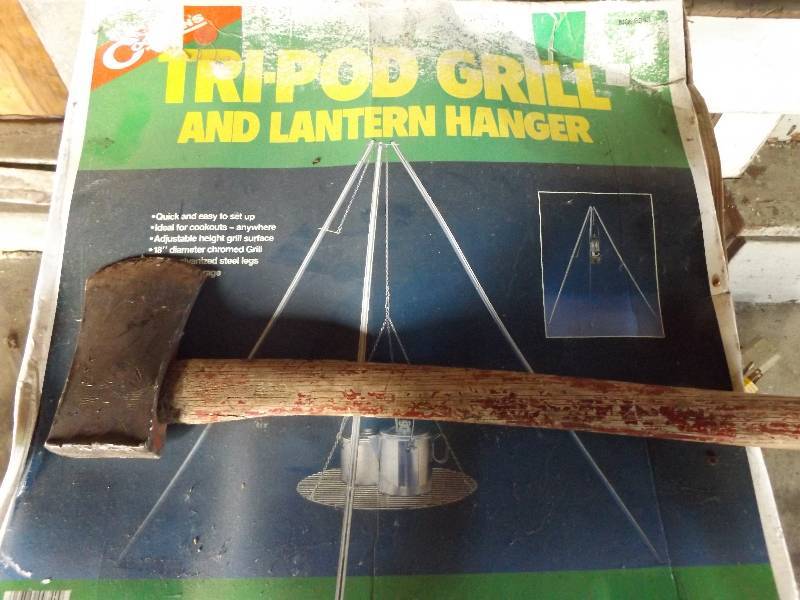 Hatchet, Tri Pod Grill Hanger