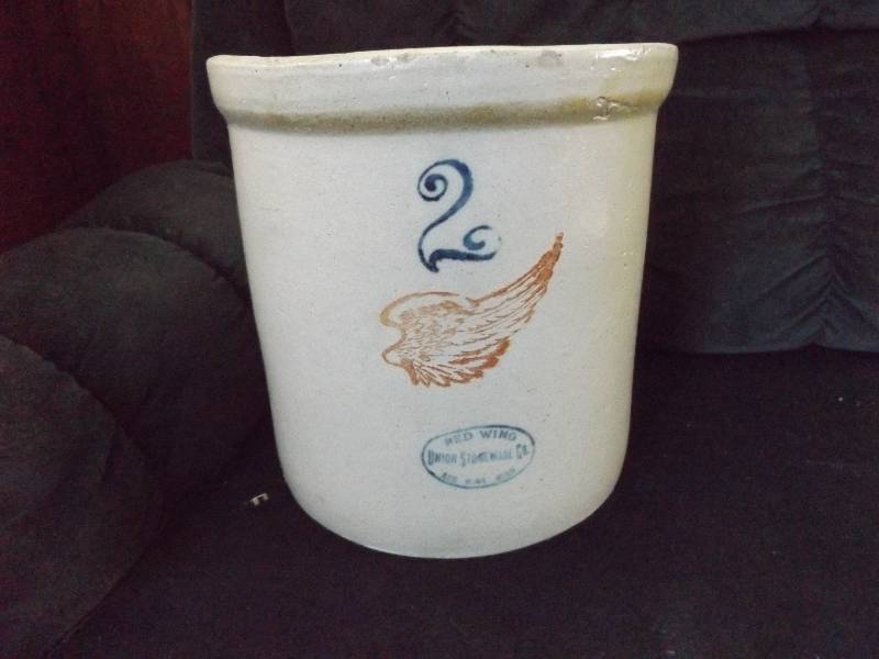 Redwing Crock