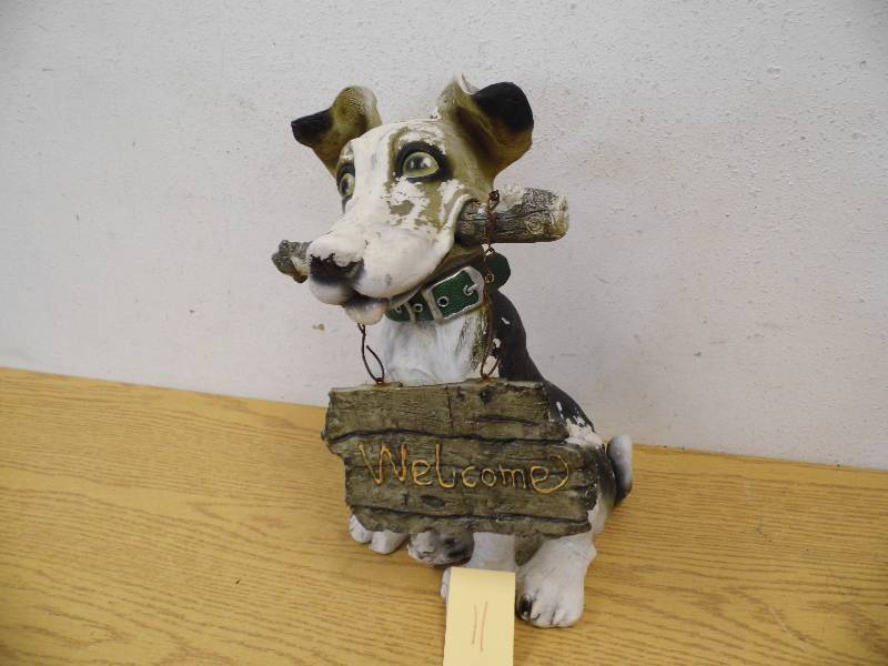 lot 11 image: Welcome Dog