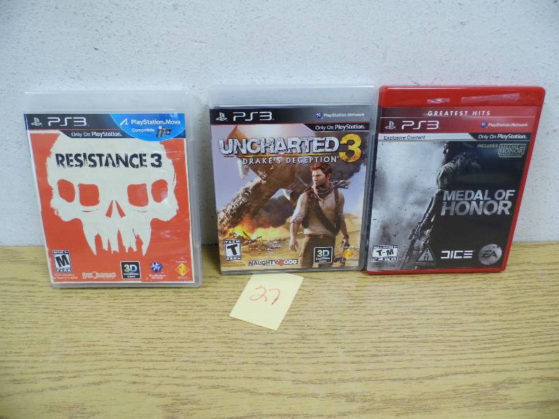 lot 27 image: 3 - PS3 Games