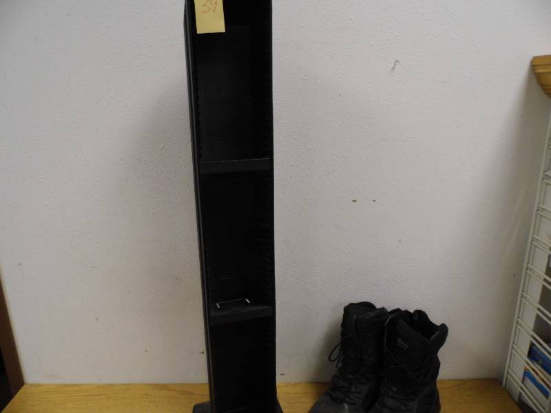 lot 39 image: CD Storage Tower with Boots