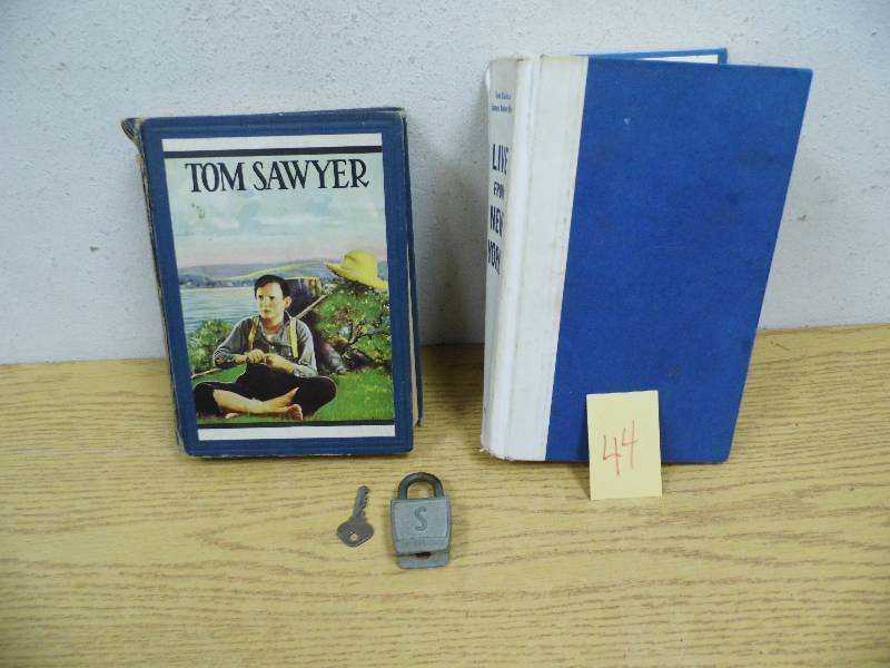 lot 44 image: Books and Lock