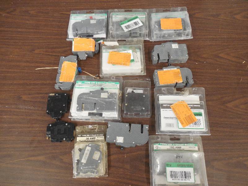 Lot of Electrical Circuit breakers