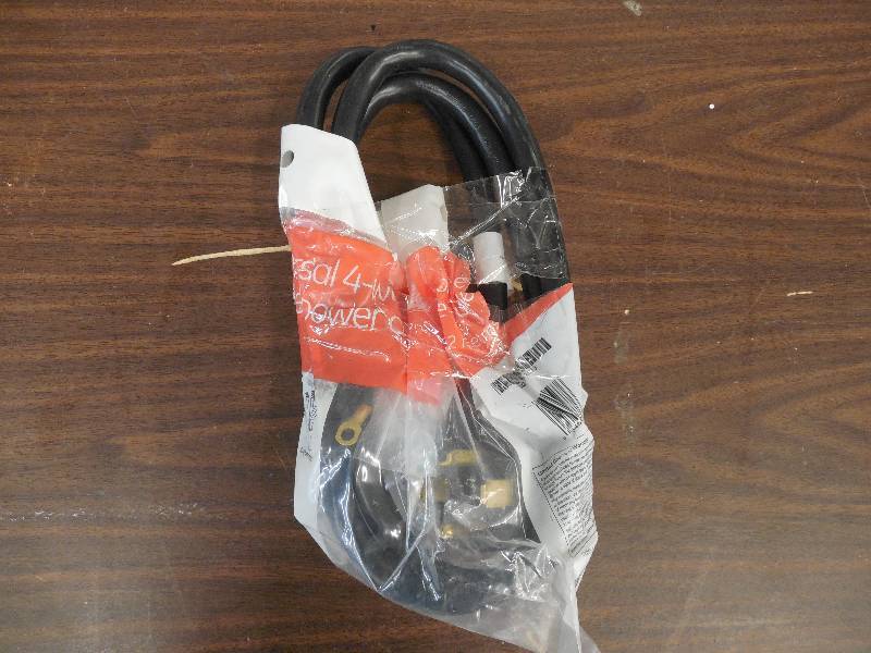 Universal 4-wire range power cord