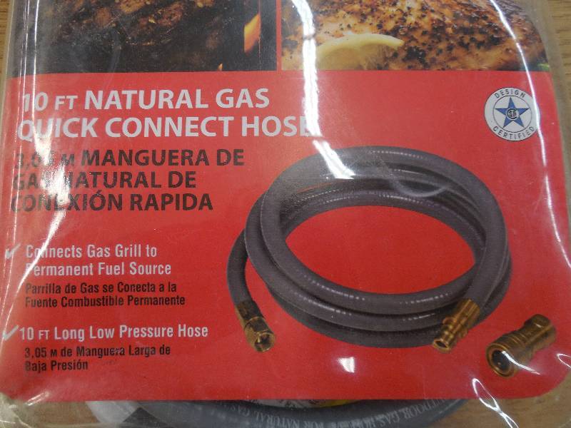 Brinkman 10ft natural gas connect hose