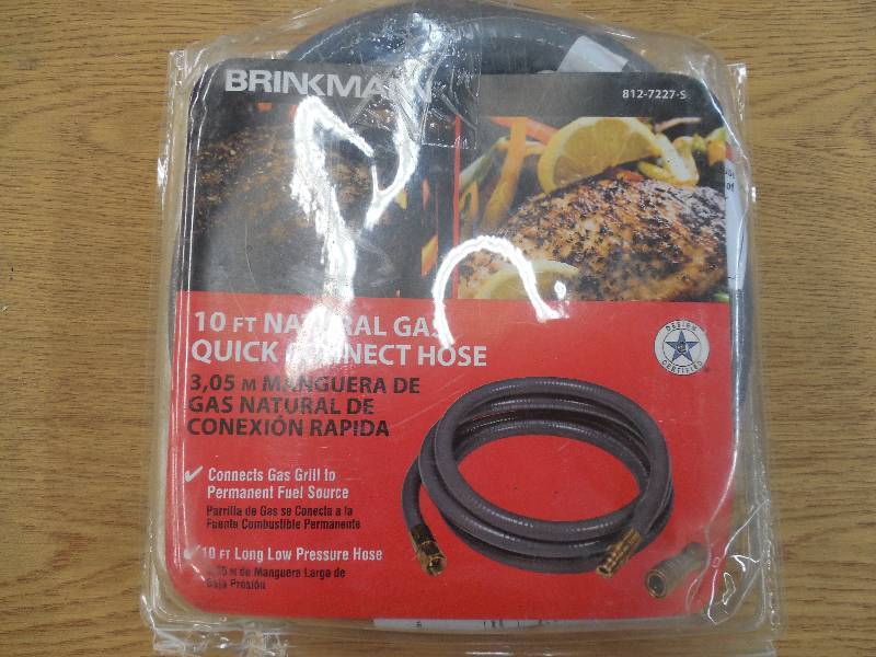Brinkman 10ft natural gas connect hose