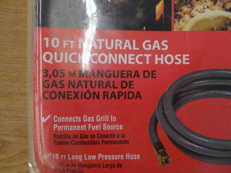 Brinkman 10ft natural gas connect hose