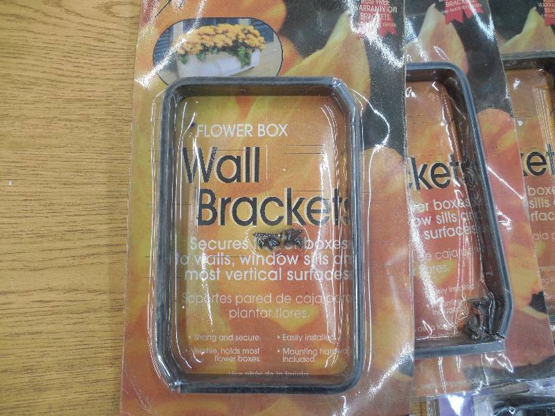 Lot of Flower Deck Box Brackets