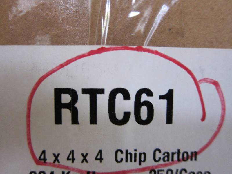 Chip Cartons 4 x 4 x 4