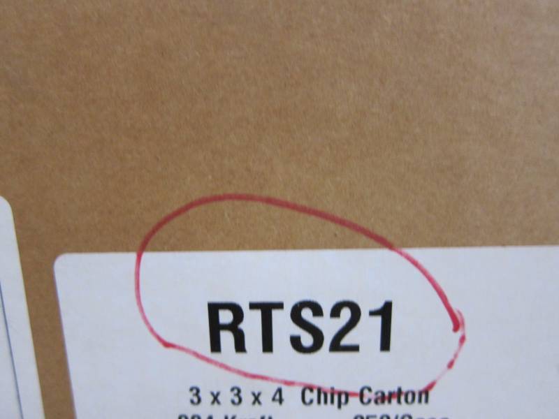 Chip Cartons 3 x 3 x 4