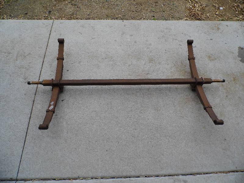 Leaf Spring with Axels