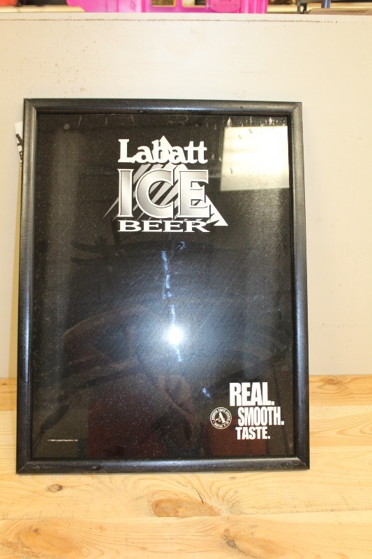 Labatt Ice Beer Sign Menu Board