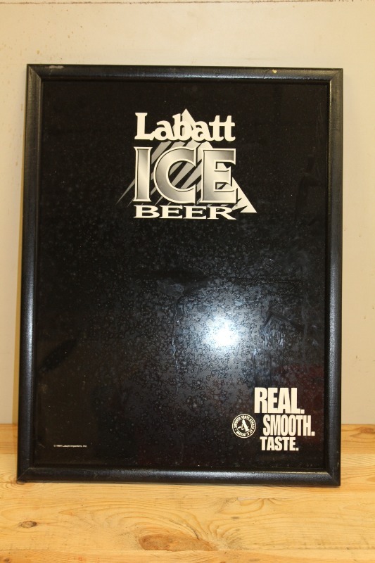 Labatt Ice Beer Sign Menu Board