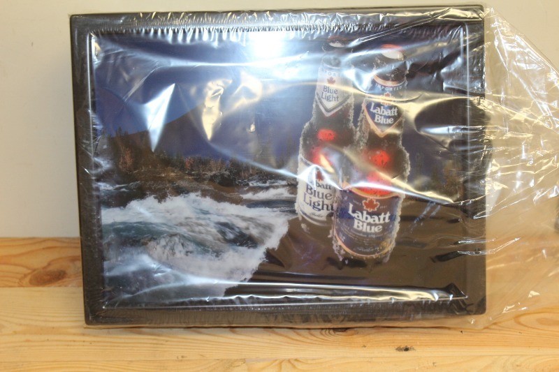 Labatt Blue lighted sign