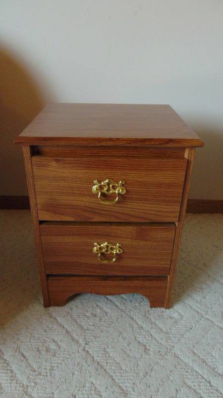Wood End Table