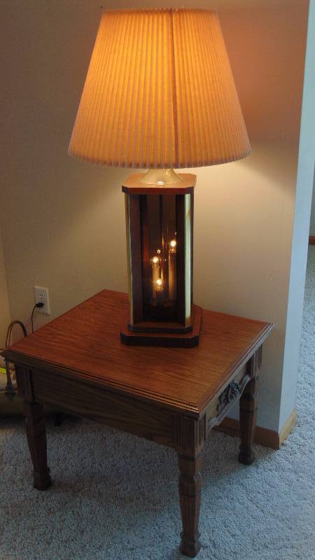 End Table & Lamp