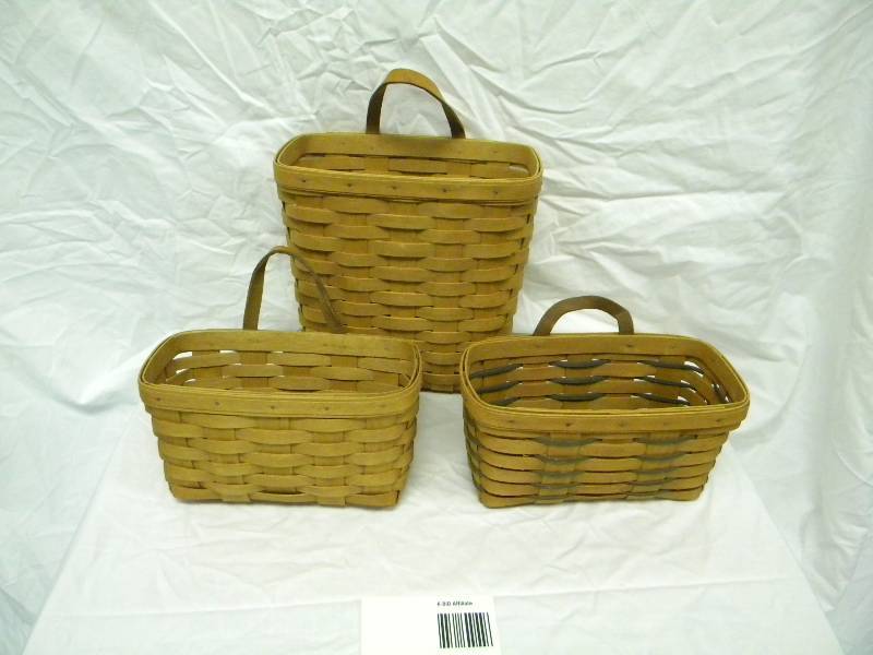 Longaberger 3 Wall Baskets