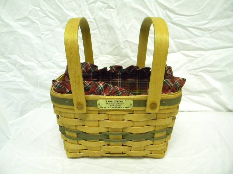 Longaberger 1992 Green Seasons Basket