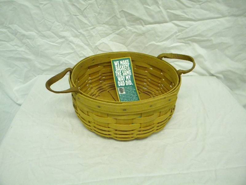 Longaberger 1998 Two Handled Basket