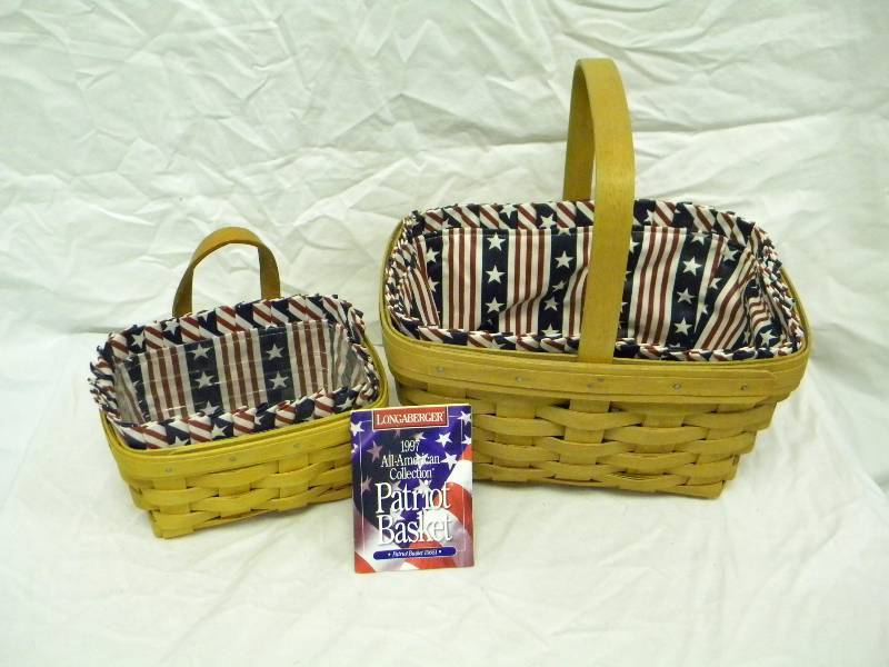 Longaberger Patriot and Classic Baskets