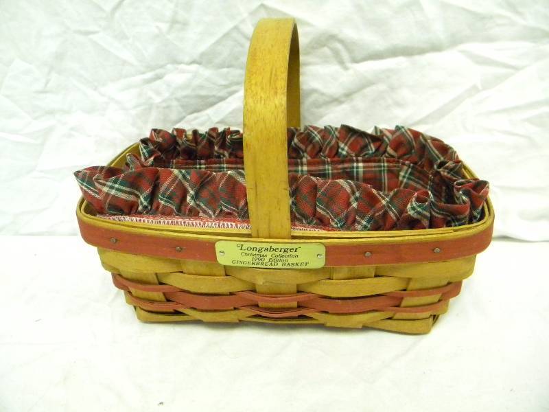 Longaberger 1990 Handle Basket