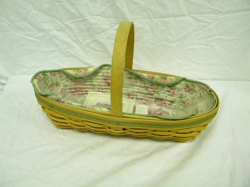 Longaberger 2001 May Series Peony Basket